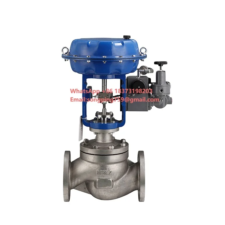 

COVNA Pneumatic Flow Control Valve With With Digital Display Screen Flow Control Diaphragm Positioner Globe Type Control Valve