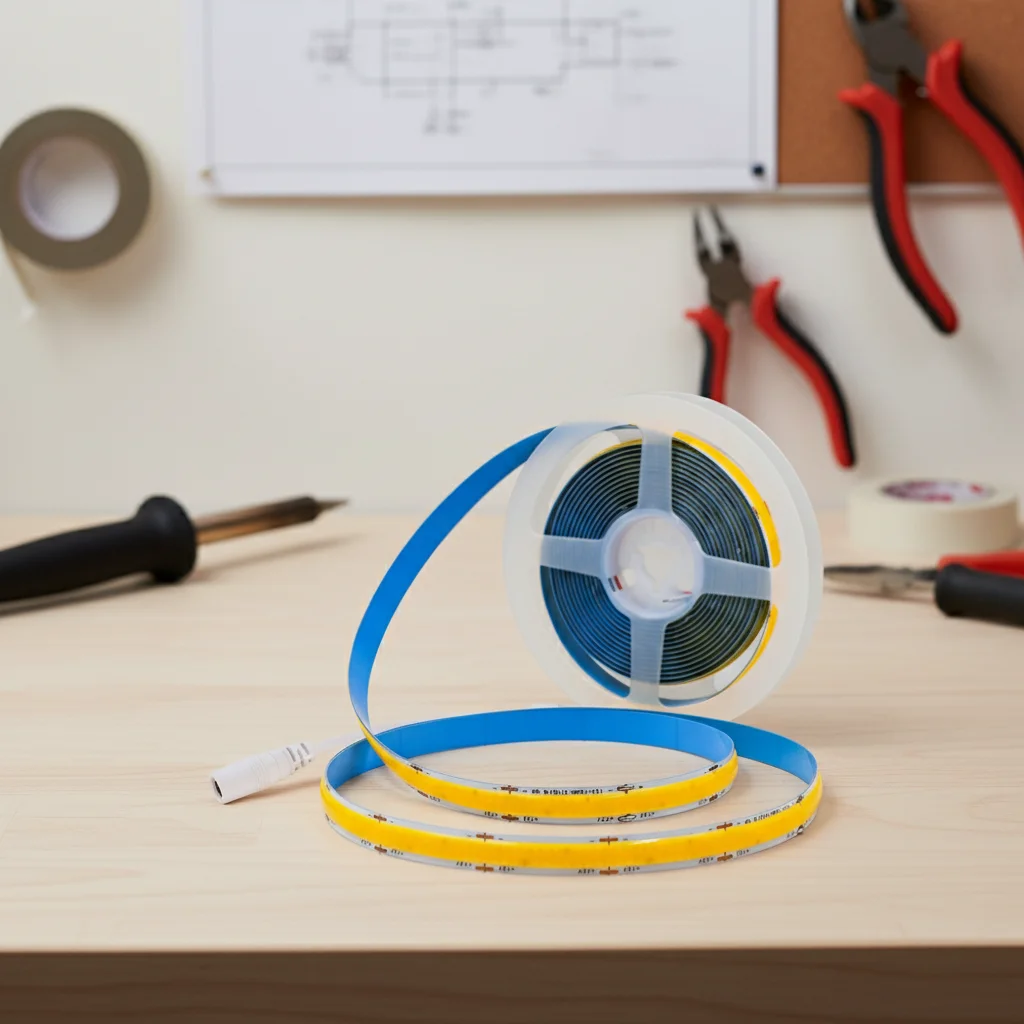 

8mm PCB COB LED strip (bare board) 12V 252 LEDs/metre High-brightness flexible strip Available in warm white and cool white