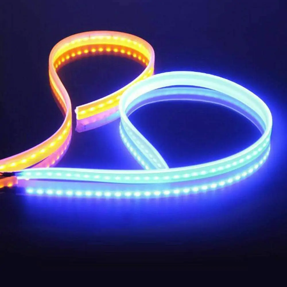 

LED Turn Signal Ligh Strip Flowing 12V 25W Headlight Switchback Driving Lamp Car Light Accessories 60CM For Bus Van Lorry Cmper