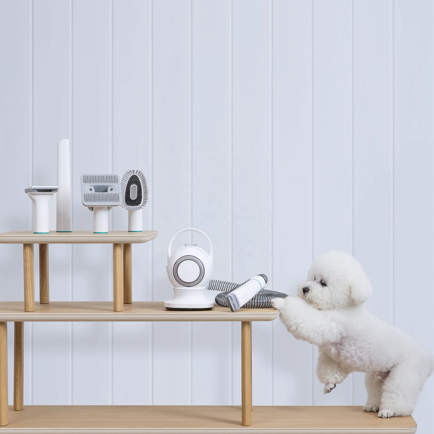 P1 Low Noise Pet Hair Cutter Dog Grooming Blower Blaster with Pet Grooming Vacuum Cleaner Pet Kit for Vacuum Hair Dust