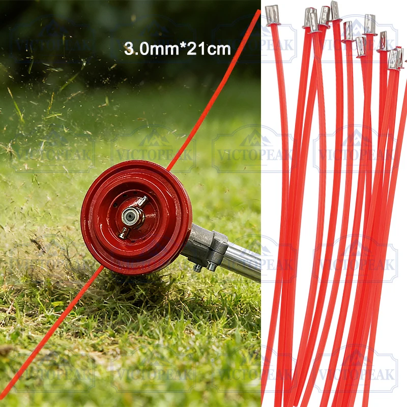 Gardening Tools Basic - 12PCs Pre-cut Square Trimmer Line 3.0mm*21cm