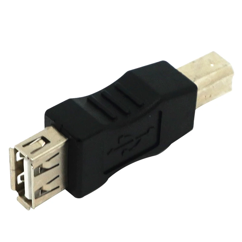 USB ذكر إلى طابعة أنثى 3.0 واجهة موصل AF إلى BM محول للطابعة موصل صغير محمول أسود للطابعة