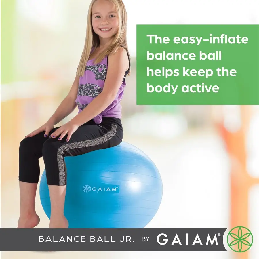 كرسي كرة التوازن للأطفال كرسي كرة استقرار كلاسيكي للأطفال، بديل للفصول الدراسية المدرسية، جلوس مكتبي مرن لـ Active St