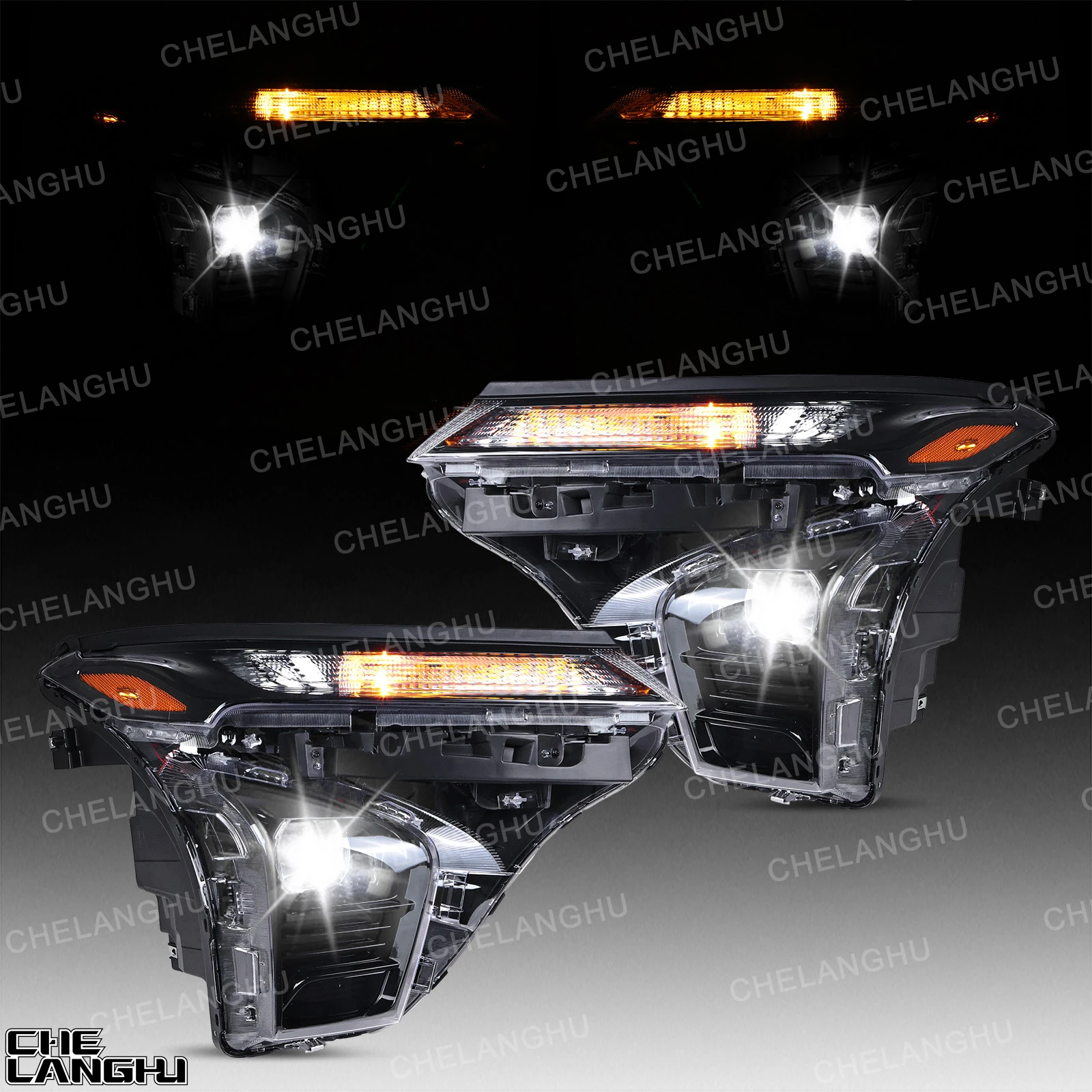 For Chevrolet TRAX 2024 2025 2026 Car accessories Front 8 Pin LED HeadLight HeadLamp Turn Signal