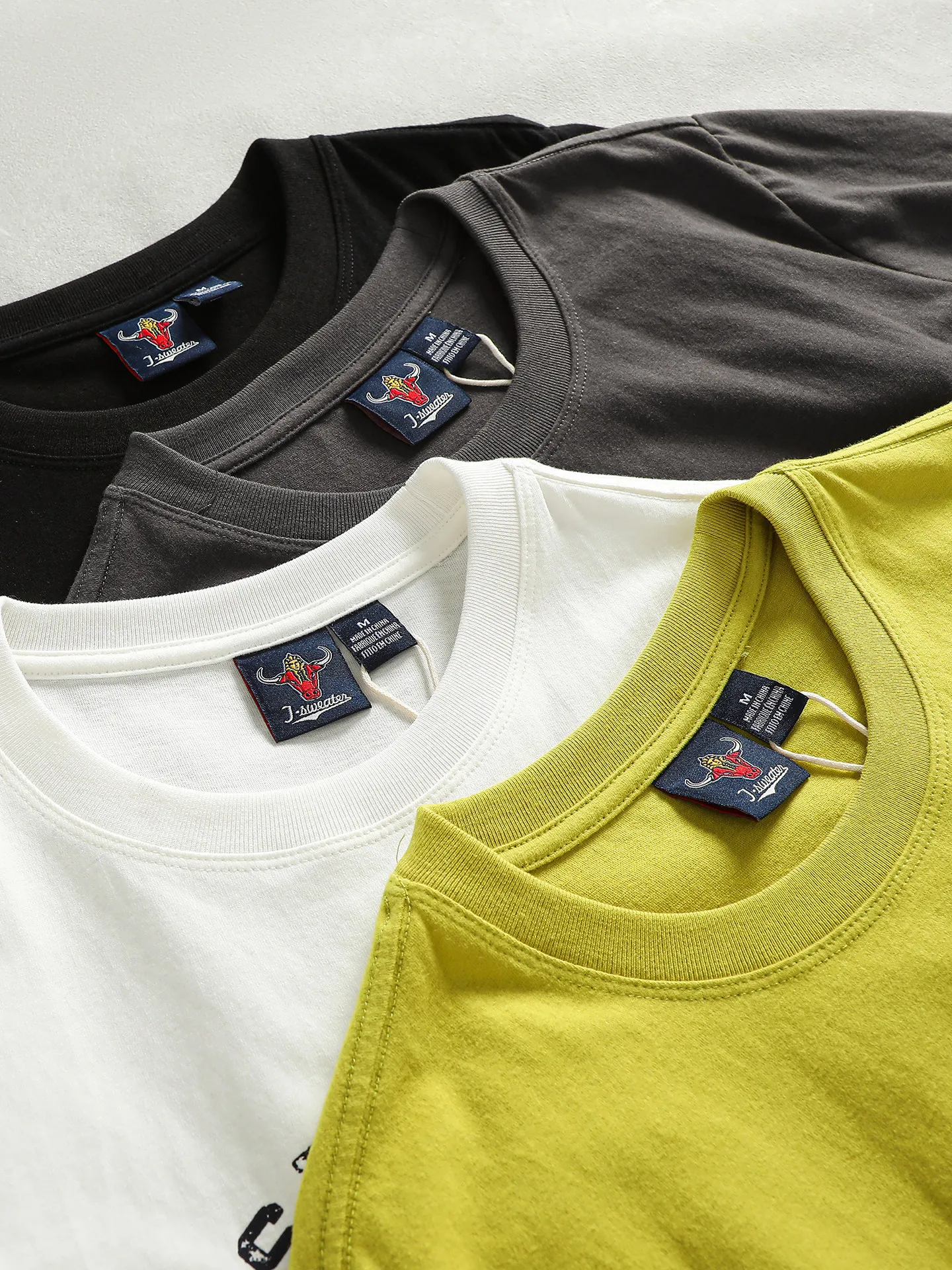 Summer New American Retro Short-sleeved O-neck Letter Printed T-shirt Men's Fashion Simple 100% Cotton Washed Casual Sport Tops