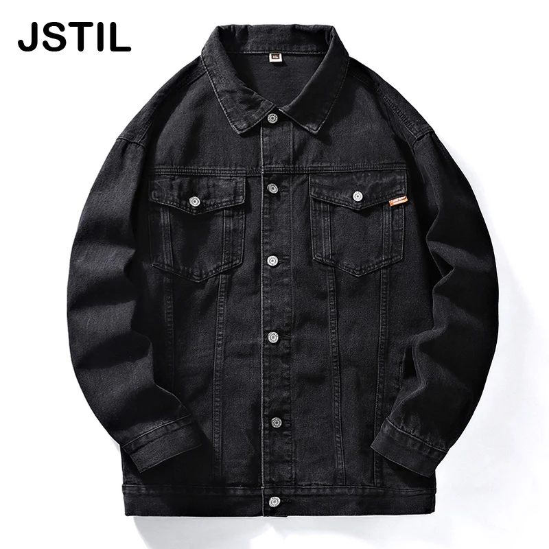 

2022 New Brand Men's Denim Casual Jackets Thick Winter Black Fashion Tooling Jacket Streetwear Warm Clothing Coats Jacket Men