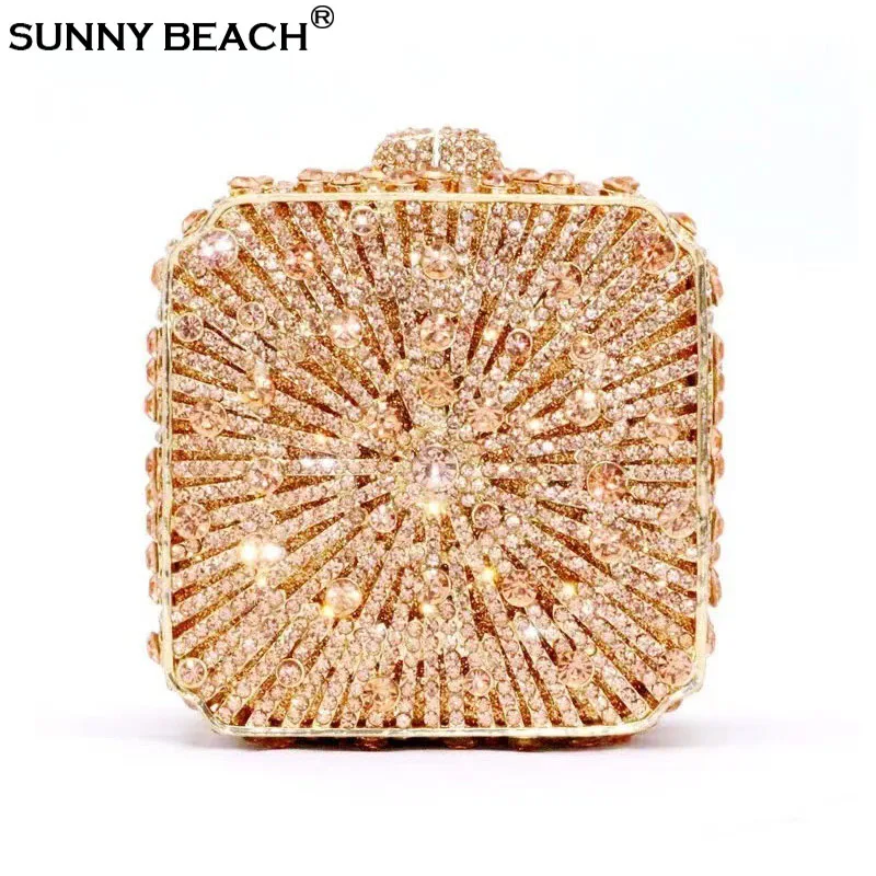 

Модная мини-маленькая квадратная коробка с бриллиантами и камнями, ручная сумка, роскошная сумка через плечо, кошелек, высококачественный клатч для женщин и девочек, вечерние