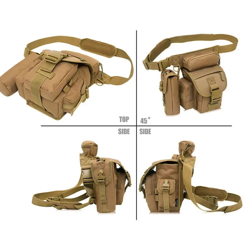 JBTP New Men Drop Leg Bag marsupio Tactical marsupio Belt Hip borse a tracolla militari campeggio Molle per uomo Army marsupio