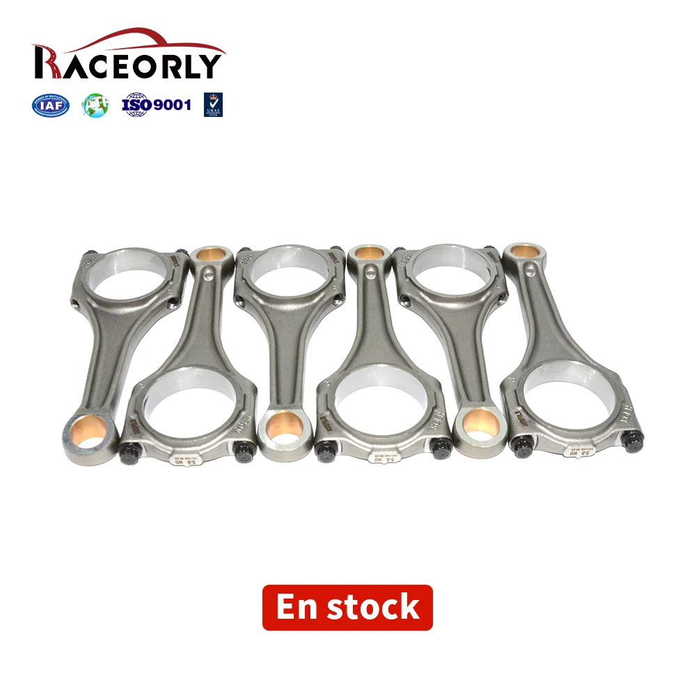 

parts for cars engines custom connecting rod 06E198401E 06E198401D 06E198401J for C6 C7 Q7 Touareg 3.0T TFSI