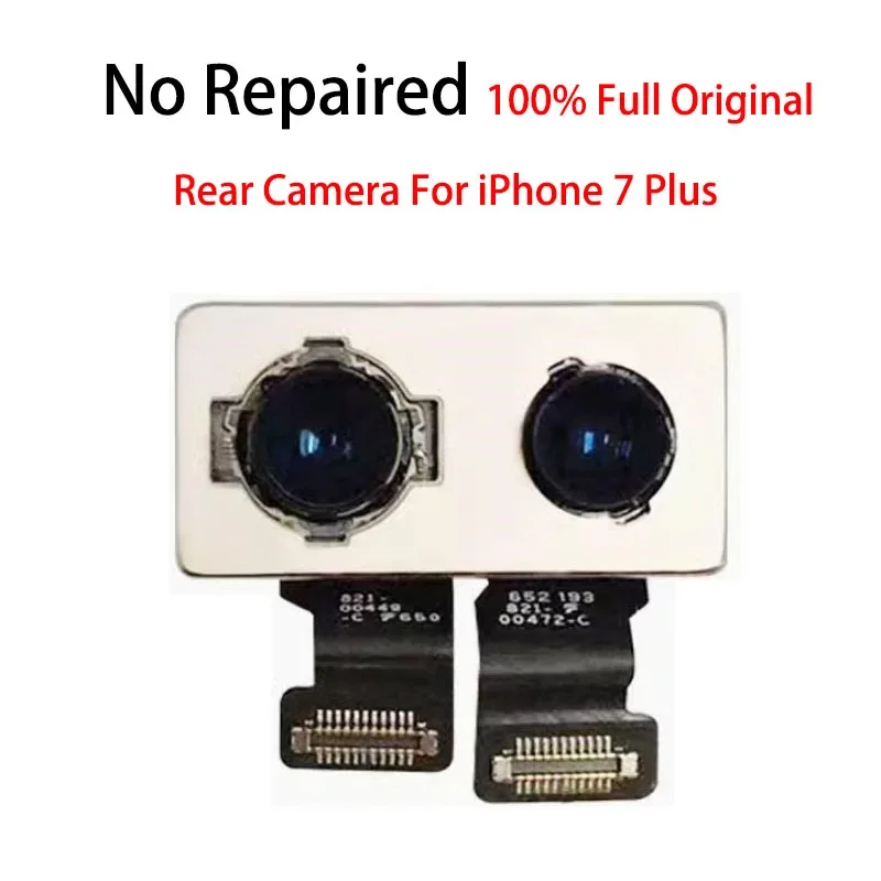 

NO Repaired Back Rear Camera With Flash Module Sensor Flex Cable For iPhone 7 Plus Replacement Parts