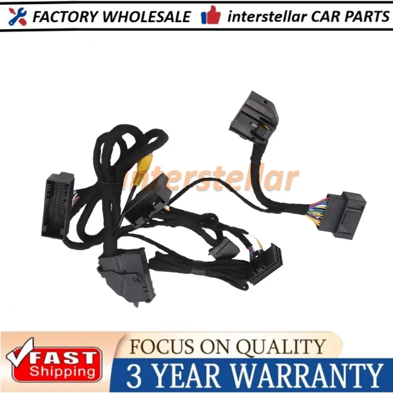 New 4Inch To 8Inch Conversion Power Harness PNP Adapter HC3Z-19A387-B for Ford F-150 Mustang Edge Fusion SYNC1 To SYNC 3 Upgrade