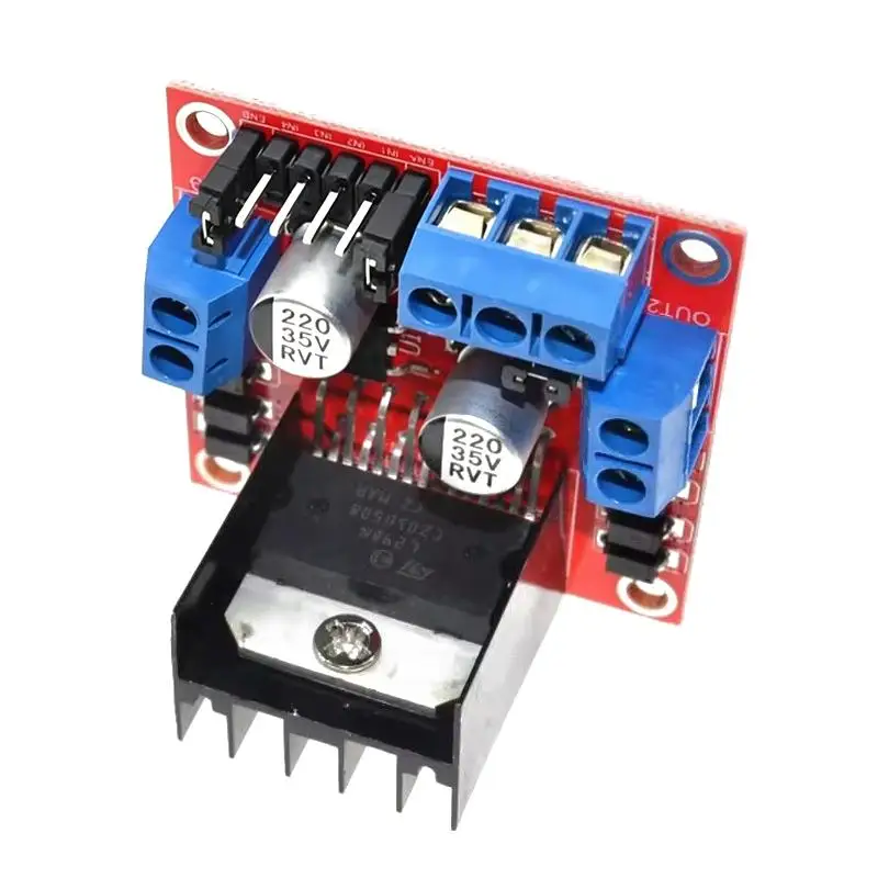 L298N Motor Driver Module DC Stepper Motor Controller Board For Smart Robot Car DIY Electronics Projects