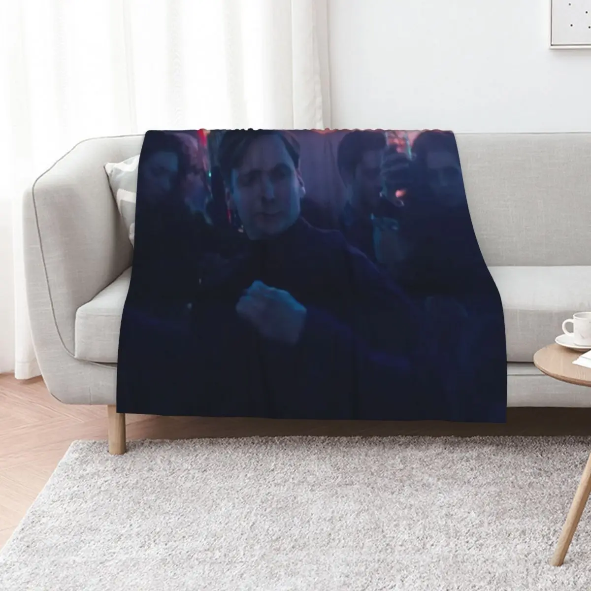 Baron Zemo Dancing Meme Throw Blanket Elegant Warm Throw Blanket for Hotel Home