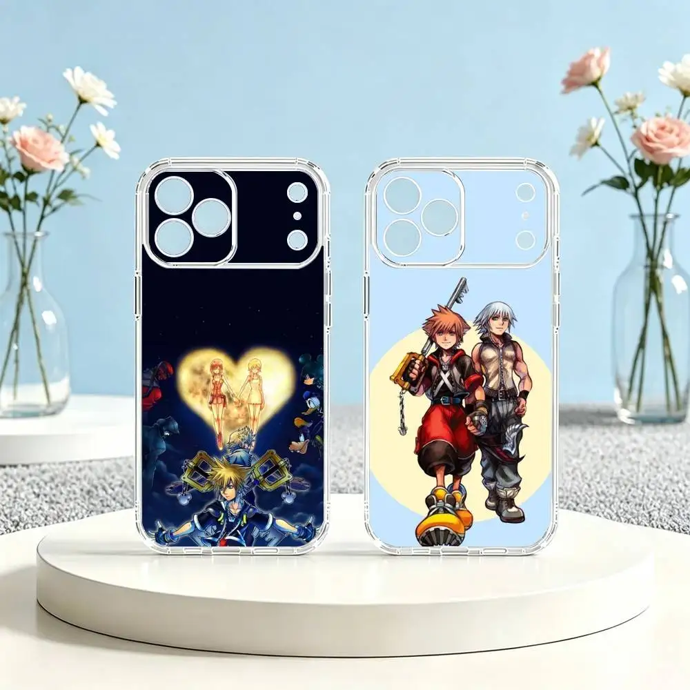 Чехол для телефона Kingdoms-S Hearts Games, прозрачный силиконовый мягкий чехол для iPhone 17 16 15 14 13 12 11 Mini Pro Max Plus, подарок