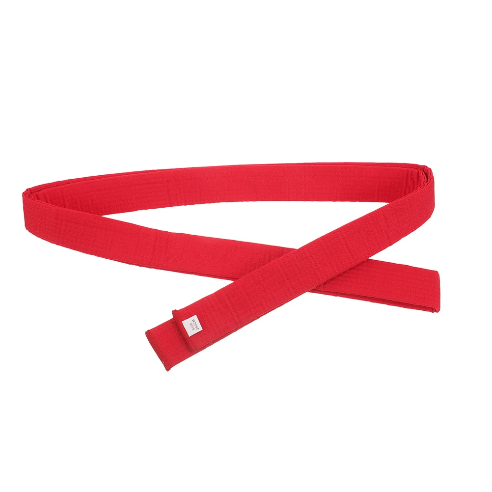 

Taekwondo Belt Red Martial Arts Belt Durable Waist Support For Karate Judo Training Unisex Kids Adults Wrap Design