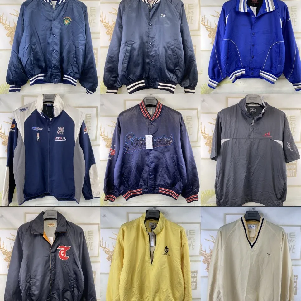 

ex Vintage Ro Street Punk Hip Hop Loose Thiened Autumn Winter Baseball Jaet Cotton Long Sve Stand Collar Letter ...