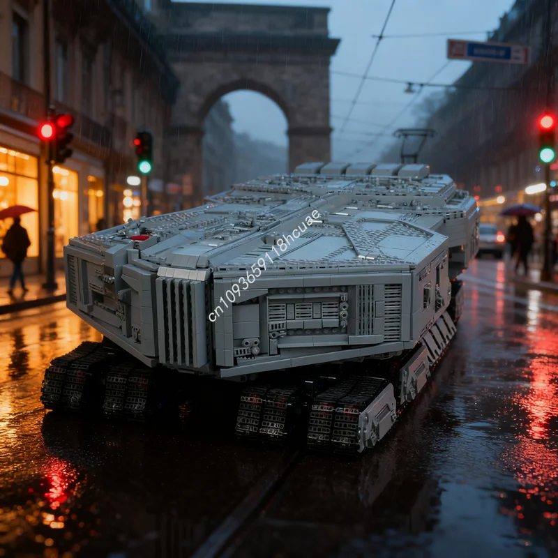 

8613 шт. MOC Dune Spice Harvester Техническая модель Строительные блоки Архитектура Рождественские подарки DIY креативные игрушки Образование Дети