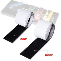 Electric guitar pedal pasting block, velcro sticker, paper pile surface + hook surface, 4cm x 2m