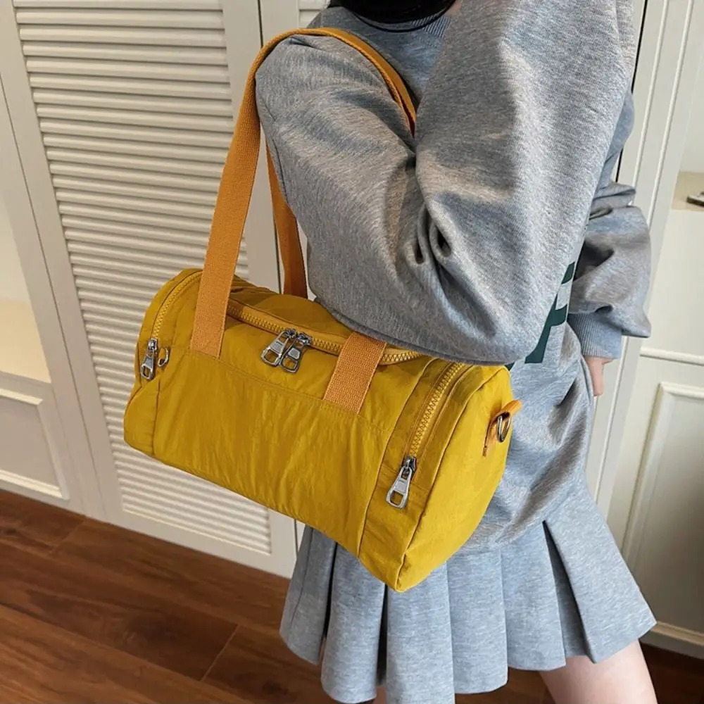 

Нейлоновая дорожная спортивная сумка, портативная дорожная сумка через плечо, разделительная сумка для влажной и сухой уборки, женская сумка для фитнеса с несколькими карманами