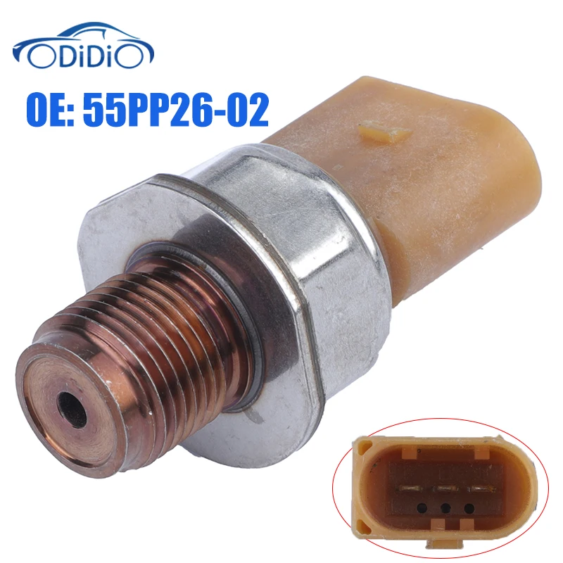 ODiDiO 55PP26-02 55PP2602 Fuel Pressure Regulator Sensor For Volkswagen Polo CC Vento Jetta For Audi A3 A4 A5 Q5