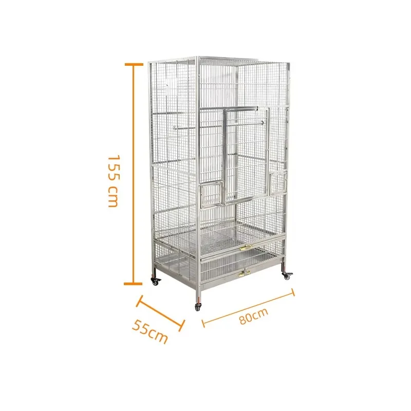  chicken coop Modular Luxury Classic Stainless Steel Pet Cage Stackable Design Factory Direct Sales Discounts Available for Bulk