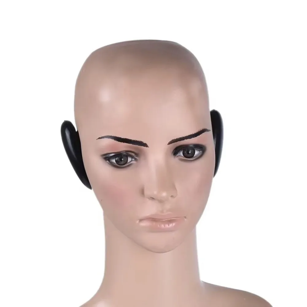 2개입 플라스틱 염색 귀덮개 방수 목욕 도구 귀 보호 커버 캡 재사용 가능한 이어머프 미용 캡