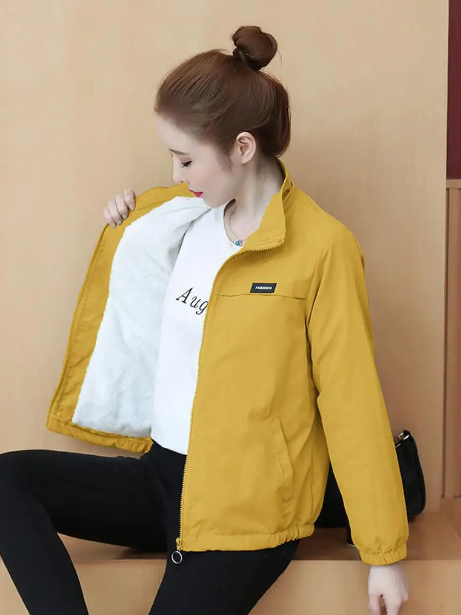 unlined-fce-lined-casual-ort-jaet-women's-spring-autumn-new-korean-version-stand-collar-loose-fit-jaet-ket-handke