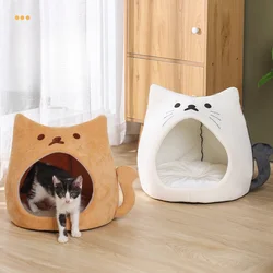 Deep Sleep Cat Bed Pet Tent Cabin Comfortable Pet Bed Foldable Detachable and Cleanable Small Dog Nest Cat Beds Cats House Nest