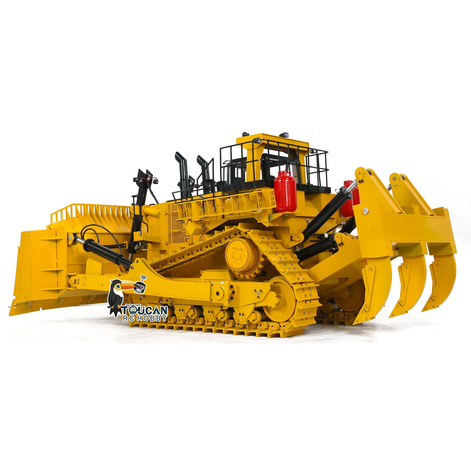 1/10 D11T Giant Hydraulic RC Bulldozer Heavy Duty PL18EV Radio Control Dozers Cars Truck Light Sound Smoke Toy dla dorosłych TH23588