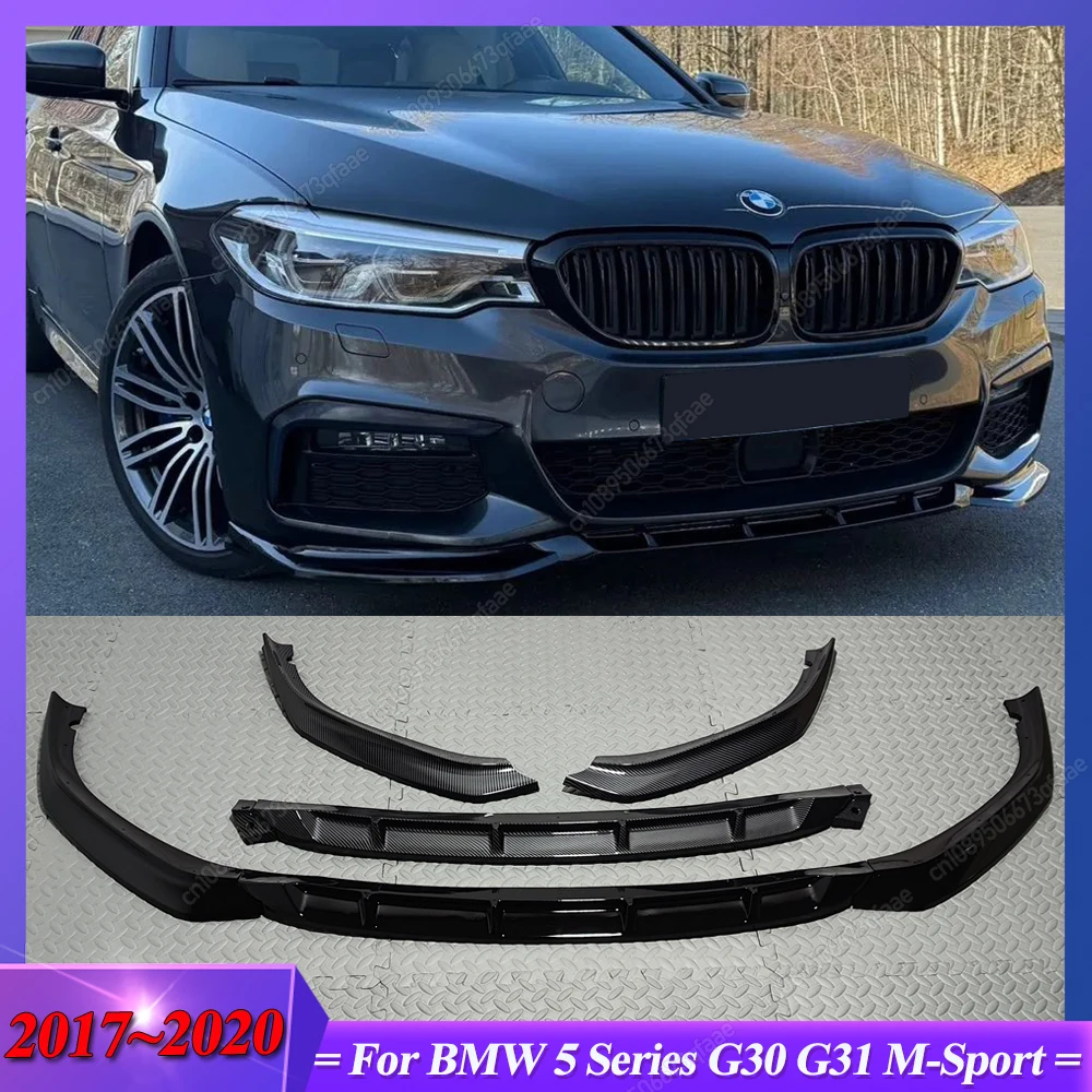 

Для BMW 5 серии G30 G31 520i 530i 540i M-Sport 2017-2020: передний бампер, диффузор, спойлер, сплиттер, обвес, тюнинг-комплект, накладка