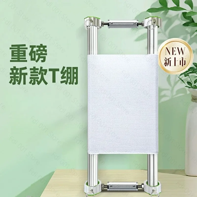Cross Stitch Embroidery Accessory Upgraded T Stretch Frame Side Rod 35 Round Tube Adjustable Fabric Fixing Band For Hand Craft