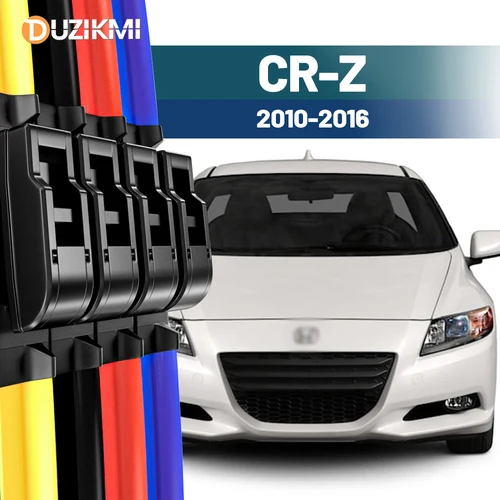 Para Honda CR-Z CRZ CR Z 2010-2016 2011 2013 2014 2015 2 uds limpiaparabrisas delantero rojo azul