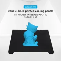 235x235mm Low Temp 3D Printer Cold Plate for K1/Ender 3 V3 SE/KE/CR10 SE/S1/Ender-3 V3 | Heated Bed Build Surface | Fast Heating