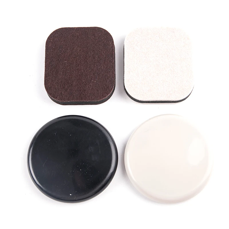 Office Chair Wheel Stopper Furniture Caster Cups Hardwood Floor Protectors Anti Vibration Pad Chair Roller Feet Anti-slip Mat