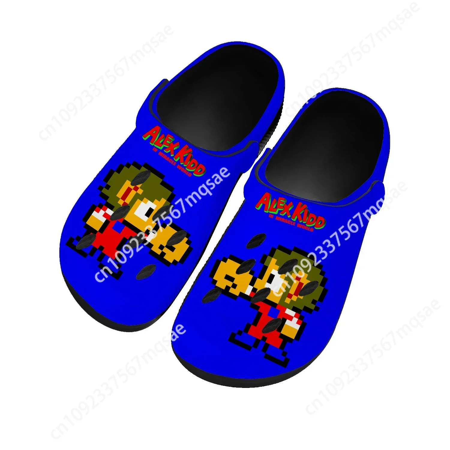 Alex Kidd Home Clogs Cartoon Game Mens Womens Youth Boys Girls Sandals Shoes Garden Bespoke Custom Shoes Beach Hole Slippers