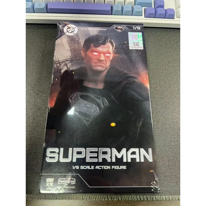 

Original FondJoy Black Superman 2.0 Action Figure DC Zack Snyder'S Justice League Figures 1/9 Super Man PVC Model Doll Toy Kid