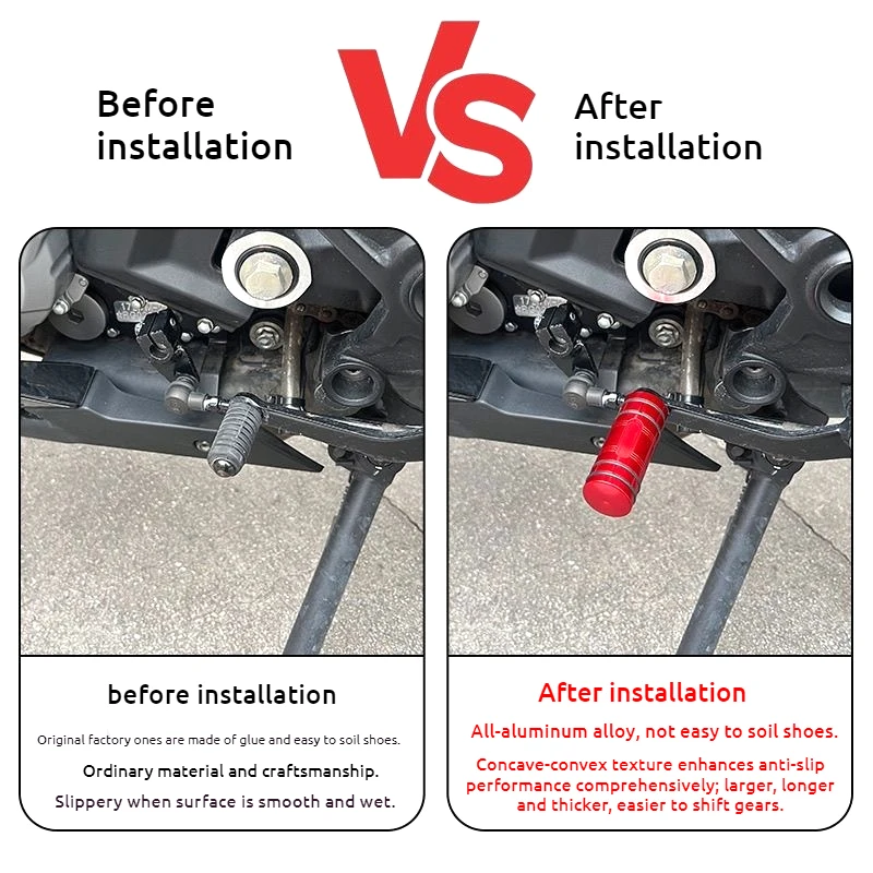 For Kove 800x 525X 450RR 800 525 X 450 RR X5 Motorcycle Gear Shift Lever Pedal Tip Extension Brake Lever Pedal Exquisite parts