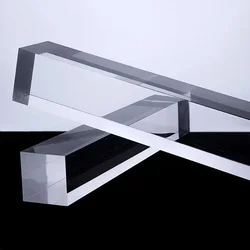 Clear Acrylic Bar Machinable Plastic Flat Sheet Plate Stock