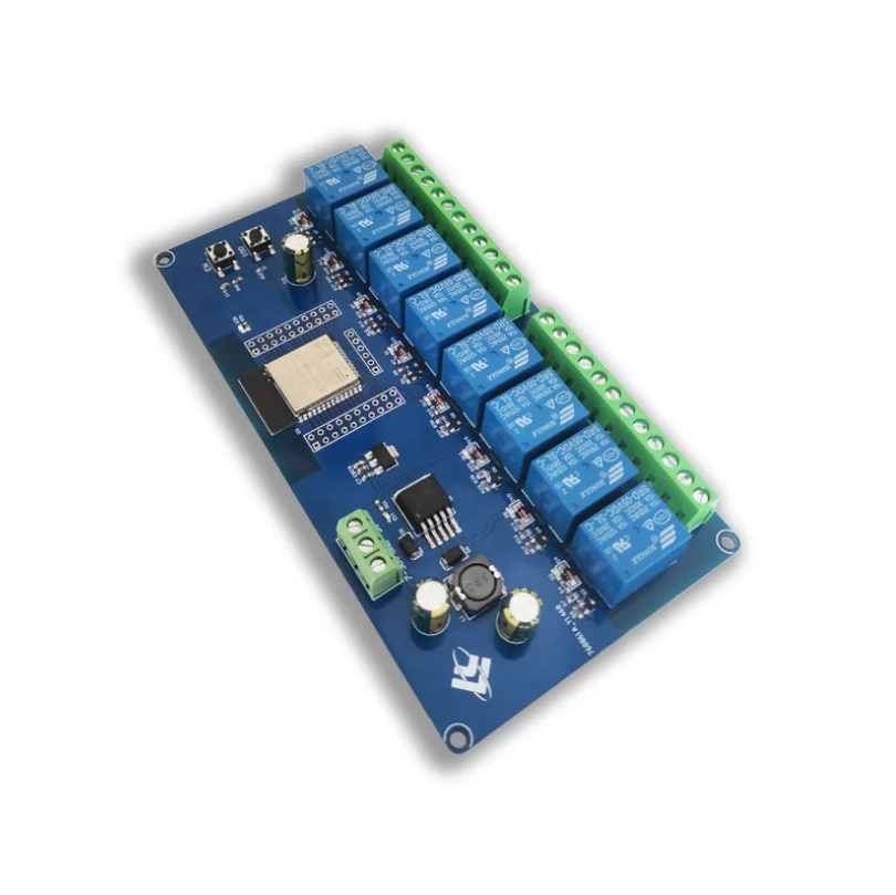 

Источник питания DC5-30V ESP32 WIFI Bluetooth BLE восьмистороннее реле ESP32 WROOM вторичная плата разработки
