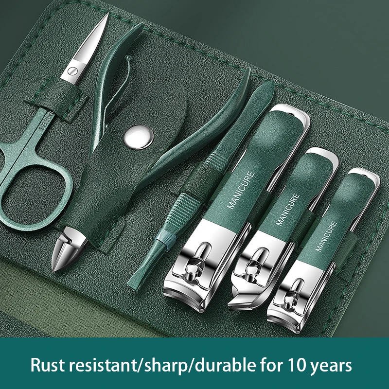 New 12-16 set of portable nail clipper set Nail clipper stainless steel pedicure professional kit Beauty manicure set