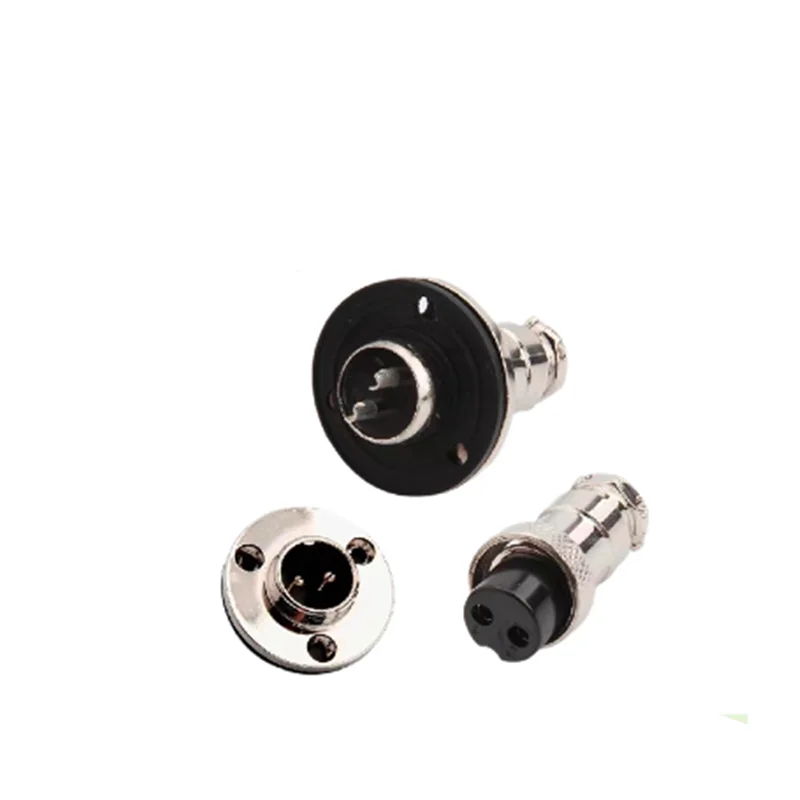 GX GX16 Aviation Plug Fixed M16 Flange Male Head Panel Installation 2-10 Cores