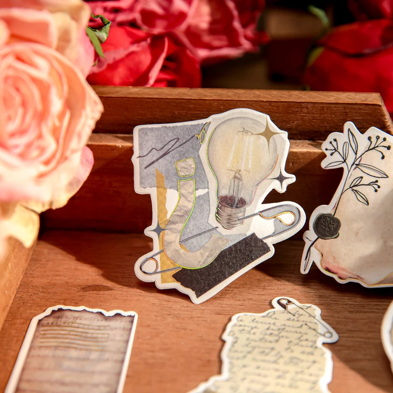 Mr. Paper 2Style 30Pcs/bag Creative Small Size Sticker Pack DIY Handbook Material Decoration Scrapbook Album Notebook Calendar