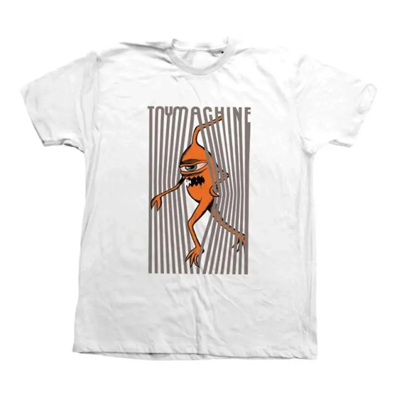 

Toy Machine Skateboard T Shirt Sect Bars White
