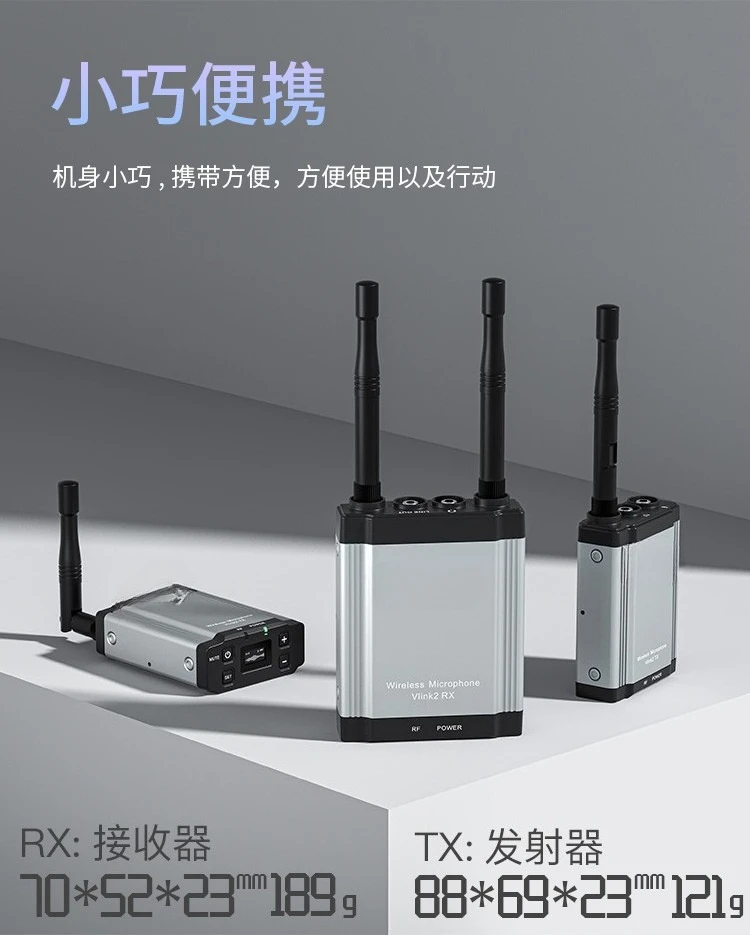 Microphone Vlink2 Wireless Lavalier Microphone Mobile Live Device Camera