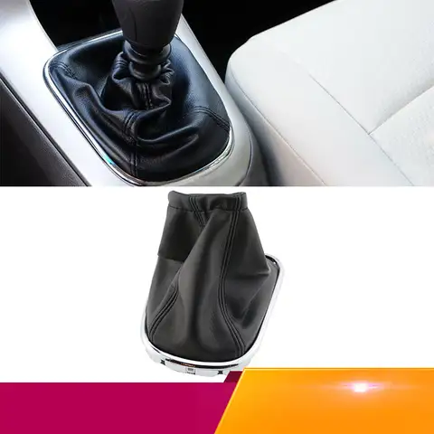 Läderskydd för växelspaksknopp till Chevrolet Cruze 2008 2009 2010 2011 2012 2013 Dammtäta kragar Tillbehör 10 best sales växelstövel - №10