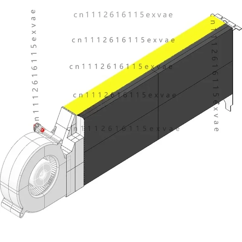 Universal Cooler FOR Moore Threads MTT S3000 32G Series, Default Mini 4Pin Interface