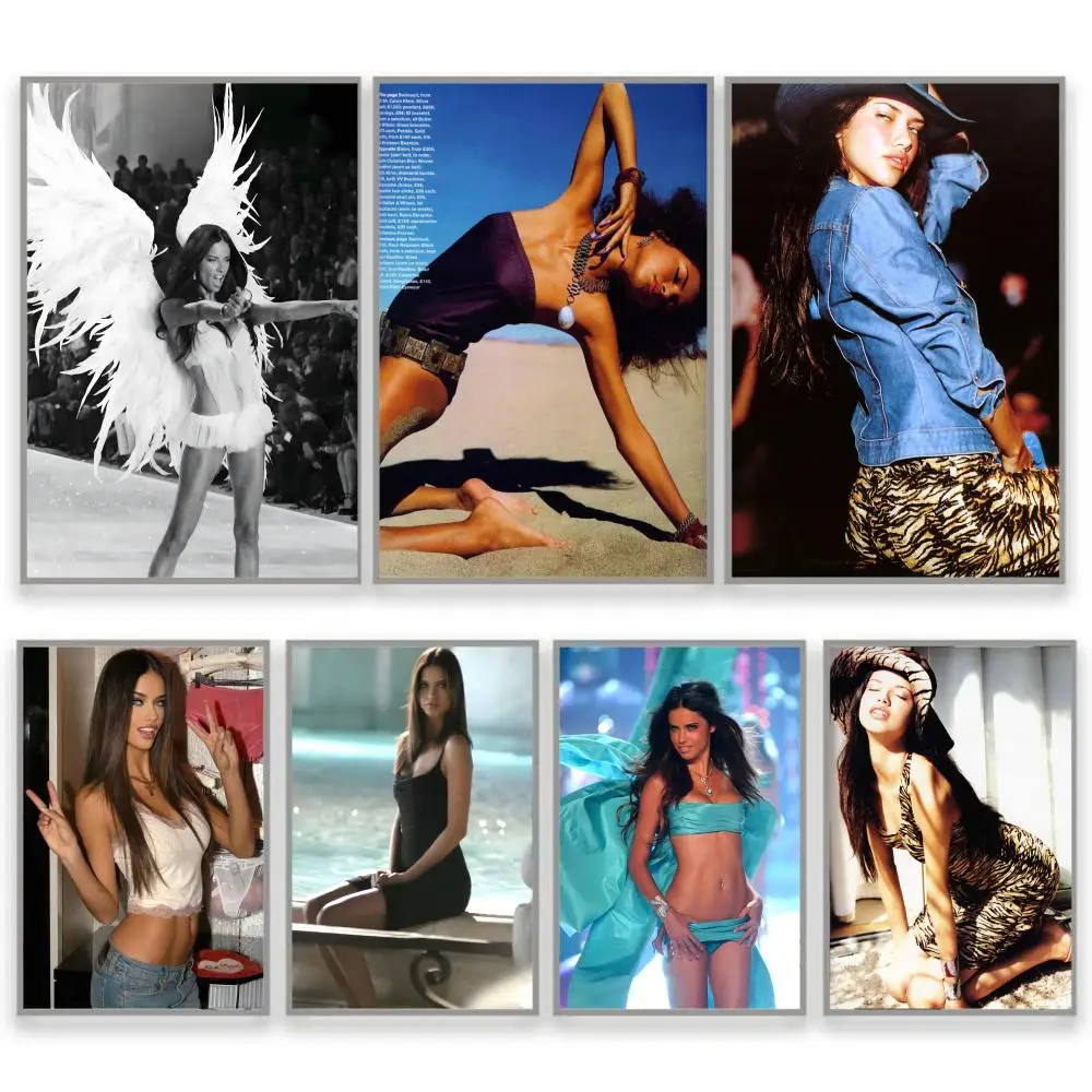 Encantador cartel A-Adriana L-Lima, pegatina perfecta, arte autoadhesivo diseñado para el hogar, comedor, oficina, espacios duraderos