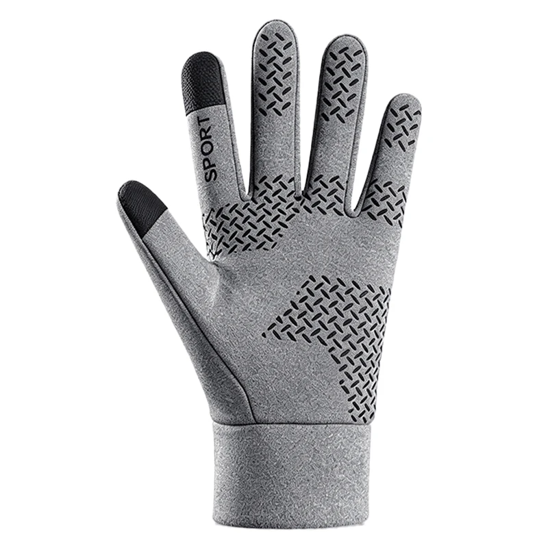 Neue, warme Winterhandschuhe für Herren, winddicht, rutschfest, kältebeständig, ideal zum Radfahren, für Outdoor-Aktivitäten, atmungsaktiv, geeignet zum Radfahren, Laufen und Wandern. – Detail 7