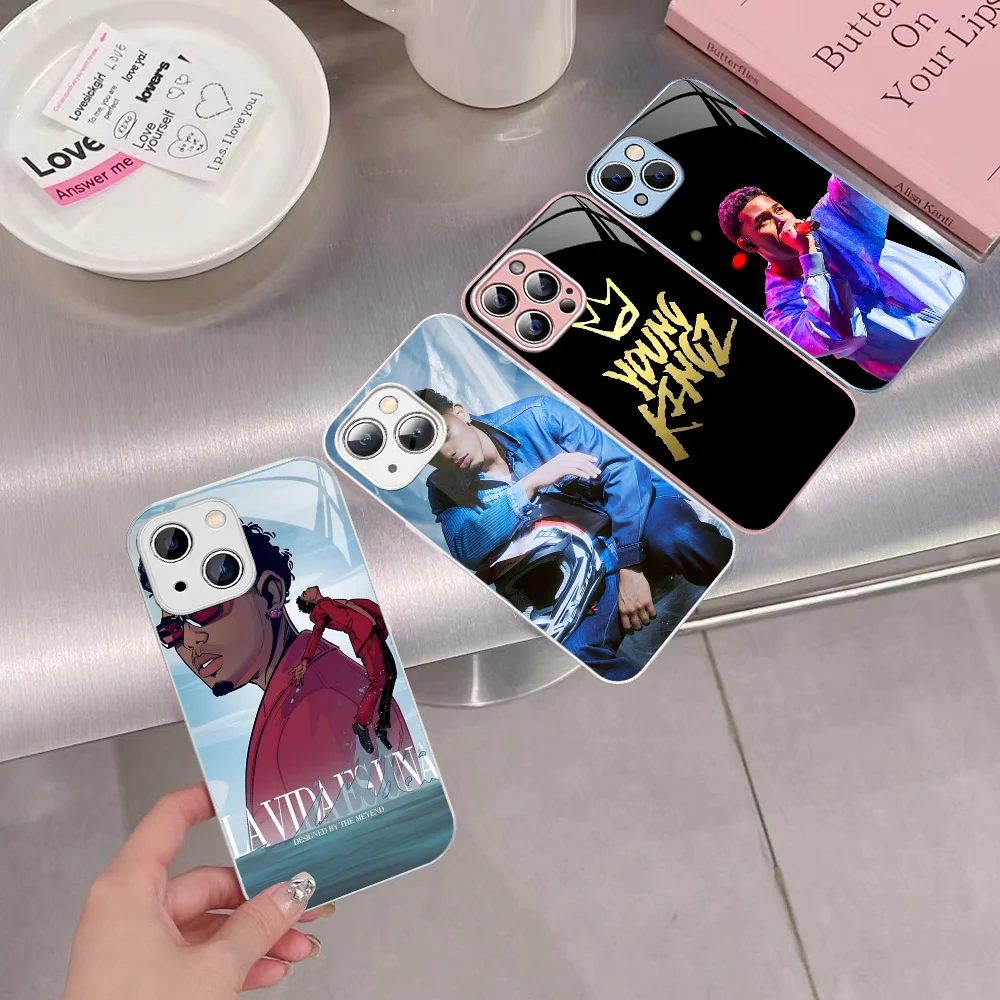 M-Myke T-Towers L-LALA Phone Case Tempered Glass For iphone 14 13 12 11 Pro Mini XS MAX 14Plus X XS XR Cover