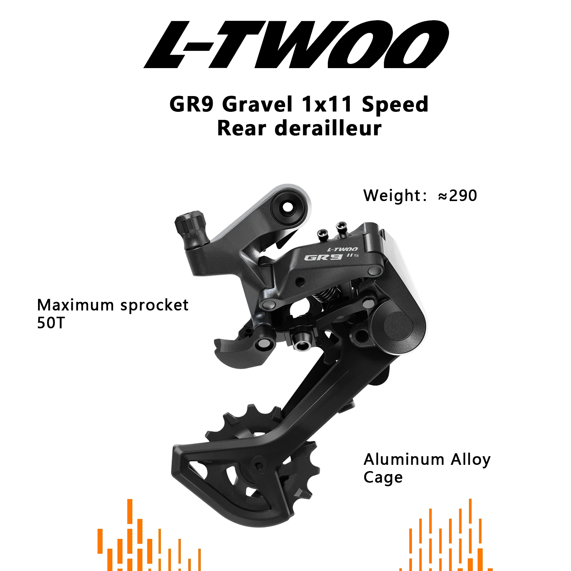 LTWOO GR9 Gravel CX Bike 1x11S Mechanical Groupset with ZRACE